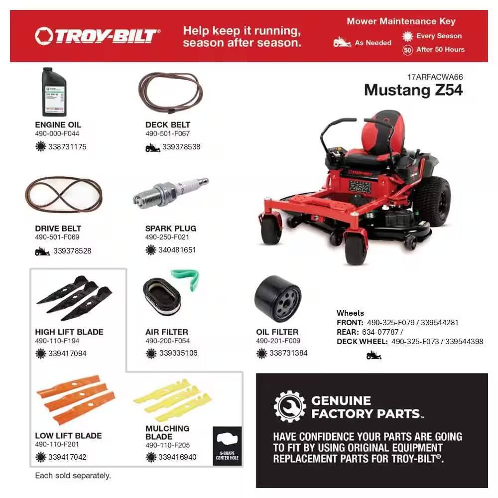 Mustang 54 In. 24 HP V-Twin Kohler 7000 Series Engine Dual Hydrostatic Drive Gas Zero Turn Riding Lawn Mower