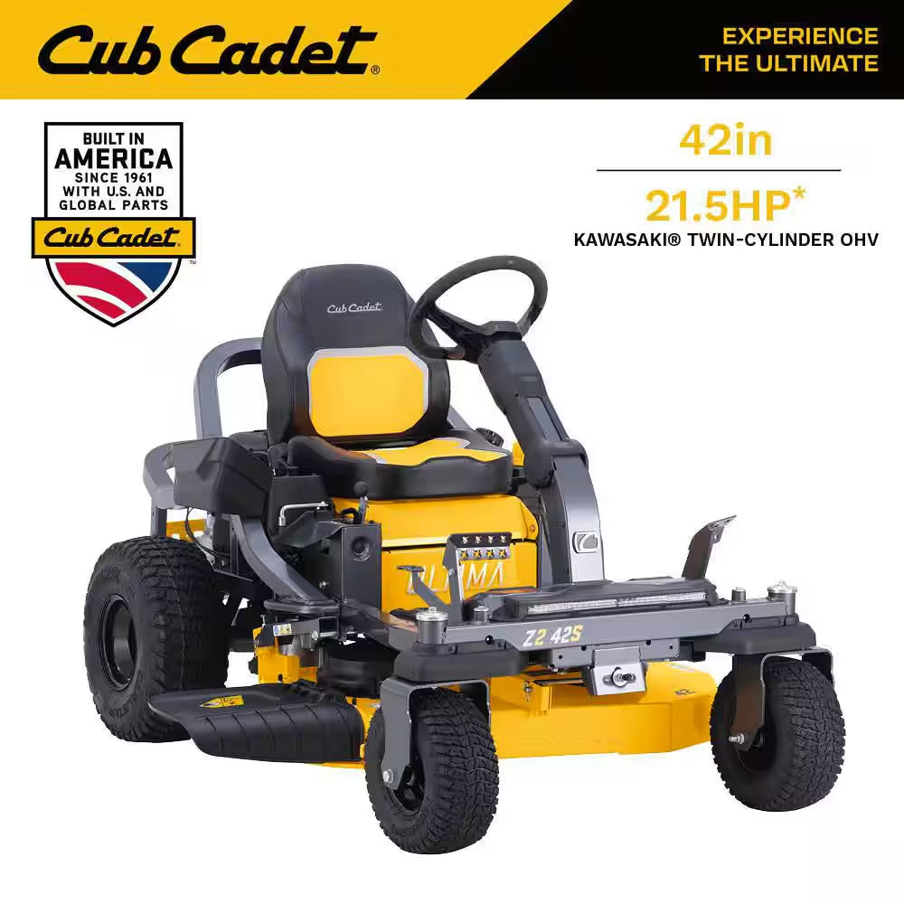 Ultima Z2 46S In. Fab Deck 21. 5HP V-Twin Kawasaki FR Series Engine Gas Zero Turn Riding Mower W/Steering Wheel Control