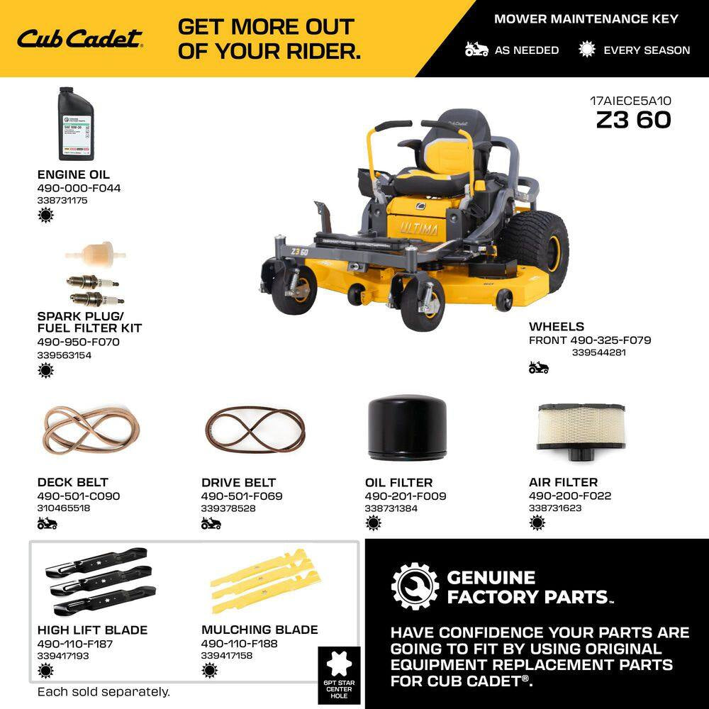 Ultima Z3 60In. Fabricated Deck 24HP V-Twin Kawasaki FR Series Engine Gas Zero Turn Lawn Mower W/Front Wheel Suspension