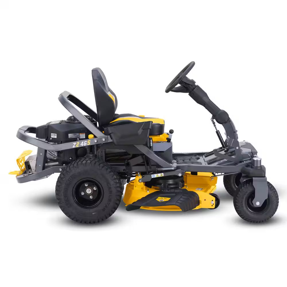 Ultima Z2 46S In. Fab Deck 21. 5HP V-Twin Kawasaki FR Series Engine Gas Zero Turn Riding Mower W/Steering Wheel Control