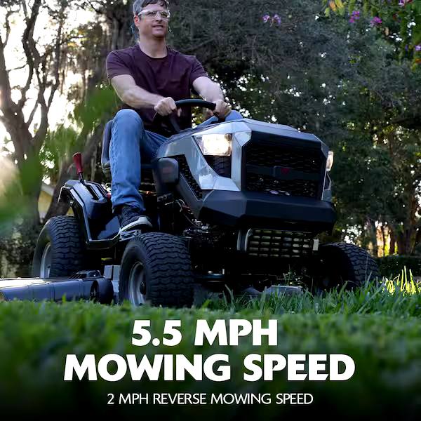 MT100 42 In. 13.5 HP 500Cc Briggs Gas Tractor, Mulching Kit and Double Bagger for 42 In. Deck Combo